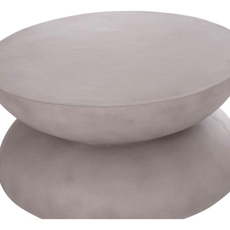 ΤΡΑΠΕΖΙ ΣΑΛΟΝΙΟΥ ANNA HM18158.03 FIBER CEMENT ΣΕ ΓΚΡΙ--Φ92x44.5Υεκ