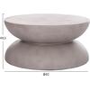 ΤΡΑΠΕΖΙ ΣΑΛΟΝΙΟΥ ANNA HM18158.03 FIBER CEMENT ΣΕ ΓΚΡΙ--Φ92x44.5Υεκ