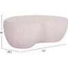 ΤΡΑΠΕΖΙ ΣΑΛΟΝΙΟΥ GERSON HM18151.02L FIBER CEMENT ΣΕ ΛΕΥΚΟ--122x78,5x40Υεκ.