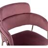 ΠΟΛΥΘΡΟΝΑΚΙ KELSO HM8521.02 ΒΕΛΟΥΔΟ ΣΑΠΙΟ ΜΗΛΟ & ΕΠΙΧΡΥΣΟ ΠΟΔΙ 52,5x52x80Υ εκ. (σετ 2 τεμαχίων) (Σάπιο Μήλο)