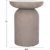 ΒΟΗΘΗΤΙΚΟ ΤΡΑΠΕΖΙ ANNA HM18160.03 FIBER CEMENT ΣΕ ΓΚΡΙ--Φ60x76Υεκ.