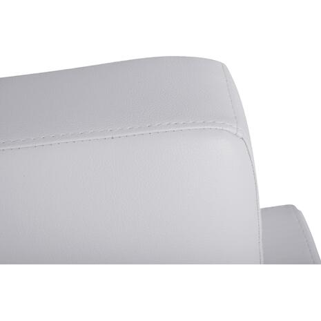 ΚΑΝΑΠΕΣ 2ΘΕΣΙΟΣ NELLIE HM3159.22 ΜΕ ΛΕΥΚΟ PU 113x71x71Υ εκ.