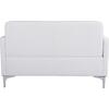 ΚΑΝΑΠΕΣ 2ΘΕΣΙΟΣ NELLIE HM3159.22 ΜΕ ΛΕΥΚΟ PU 113x71x71Υ εκ.