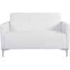 ΚΑΝΑΠΕΣ 2ΘΕΣΙΟΣ NELLIE HM3159.22 ΜΕ ΛΕΥΚΟ PU 113x71x71Υ εκ.