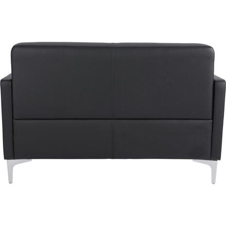 ΚΑΝΑΠΕΣ 2ΘΕΣΙΟΣ NELLIE HM3159.21 ΜΕ ΜΑΥΡΟ PU 113x71x71Υ εκ.