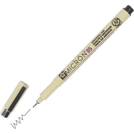Μαρκαδόρος Σχεδίου Sakura Pigma Micron 05 (0.45mm) Μαύρο (Μαύρο)