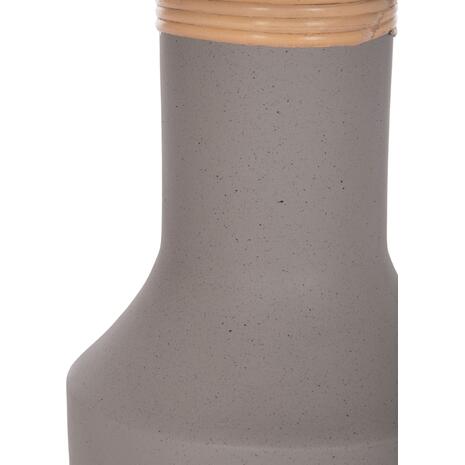 ΒΟΗΘΗΤΙΚΟ ΤΡΑΠΕΖΙ TRED(T) HM18169.03 FIBER CEMENT ΓΚΡΙ-ΦΥΣΙΚΟ RATTAN--Φ40x61Υεκ.