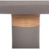 ΒΟΗΘΗΤΙΚΟ ΤΡΑΠΕΖΙ TRED(T) HM18169.03 FIBER CEMENT ΓΚΡΙ-ΦΥΣΙΚΟ RATTAN--Φ40x61Υεκ.