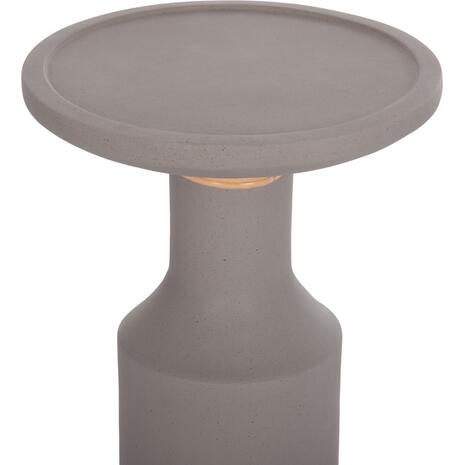 ΒΟΗΘΗΤΙΚΟ ΤΡΑΠΕΖΙ TRED(T) HM18169.03 FIBER CEMENT ΓΚΡΙ-ΦΥΣΙΚΟ RATTAN--Φ40x61Υεκ.