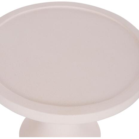 ΒΟΗΘΗΤΙΚΟ ΤΡΑΠΕΖΙ TRED(T) HM18169.02 FIBER CEMENT ΛΕΥΚΟ-ΦΥΣΙΚΟ RATTAN--Φ40x61Υεκ.