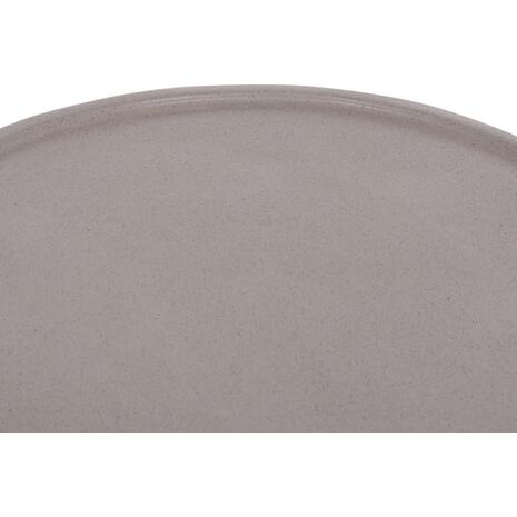 ΒΟΗΘΗΤΙΚΟ ΤΡΑΠΕΖΙ TRED HM18168.03 FIBER CEMENT ΓΚΡΙ-ΦΥΣΙΚΟ RATTAN--Φ49x30Υεκ.