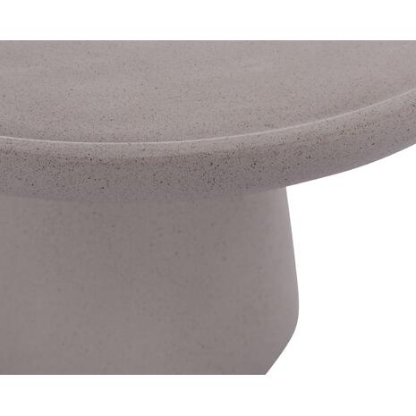 ΒΟΗΘΗΤΙΚΟ ΤΡΑΠΕΖΙ TRED HM18168.03 FIBER CEMENT ΓΚΡΙ-ΦΥΣΙΚΟ RATTAN--Φ49x30Υεκ.
