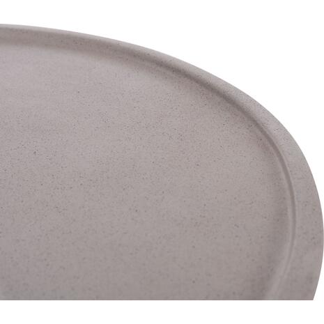 ΒΟΗΘΗΤΙΚΟ ΤΡΑΠΕΖΙ TRED HM18168.03 FIBER CEMENT ΓΚΡΙ-ΦΥΣΙΚΟ RATTAN--Φ49x30Υεκ.