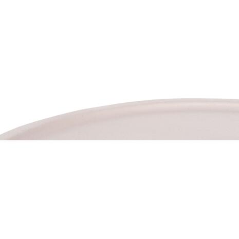ΒΟΗΘΗΤΙΚΟ ΤΡΑΠΕΖΙ TRED HM18168.02 FIBER CEMENT ΛΕΥΚΟ-ΦΥΣΙΚΟ RATTAN--Φ49x30Υεκ.