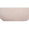 ΤΡΑΠΕΖΙ ΣΑΛΟΝΙΟΥ ΣΤΡΟΓΓΥΛΟ ALLAN HM18162.02 FIBER CEMENT ΣΕ ΑΝΟΙΧΤΟ ΜΠΕΖ--Φ92x49Υεκ.