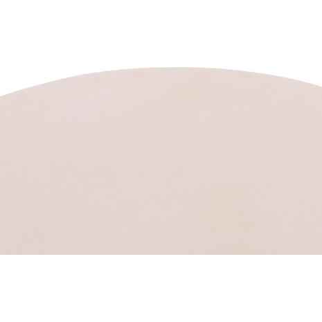 ΤΡΑΠΕΖΙ ΣΑΛΟΝΙΟΥ ΣΤΡΟΓΓΥΛΟ ALLAN HM18162.02 FIBER CEMENT ΣΕ ΑΝΟΙΧΤΟ ΜΠΕΖ--Φ92x49Υεκ.