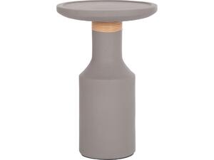 ΒΟΗΘΗΤΙΚΟ ΤΡΑΠΕΖΙ TRED(T) HM18169.03 FIBER CEMENT ΓΚΡΙ-ΦΥΣΙΚΟ RATTAN--Φ40x61Υεκ.