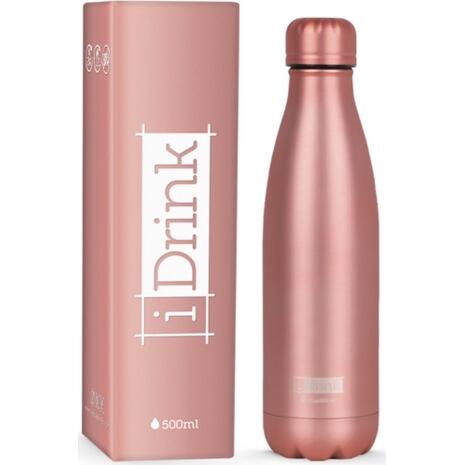 Μπουκάλι θερμός i-Drink ID0020 Therm Bottle 500ml Mat Rose
