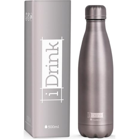 Μπουκάλι θερμός i-Drink ID0019 Therm Bottle 500ml Mat Grey