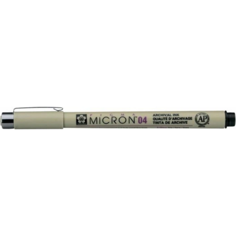 Μαρκαδόρος Σχεδίου Sakura Pigma Micron 04 (0.4mm) Μαύρο (Μαύρο)