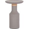 ΒΟΗΘΗΤΙΚΟ ΤΡΑΠΕΖΙ TRED(T) HM18169.03 FIBER CEMENT ΓΚΡΙ-ΦΥΣΙΚΟ RATTAN--Φ40x61Υεκ.