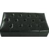 ΤΑΜΠΟΥΡΕ ΥΠΟΠΟΔΙΟ T.CHESTERFIELD EMMA HM226.08 PU ΚΥΠΑΡΙΣΣΙ-ΜΑΥΡΑ ΠΟΔΙΑ 80x45x39Yεκ.