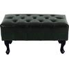 ΤΑΜΠΟΥΡΕ ΥΠΟΠΟΔΙΟ T.CHESTERFIELD EMMA HM226.08 PU ΚΥΠΑΡΙΣΣΙ-ΜΑΥΡΑ ΠΟΔΙΑ 80x45x39Yεκ.