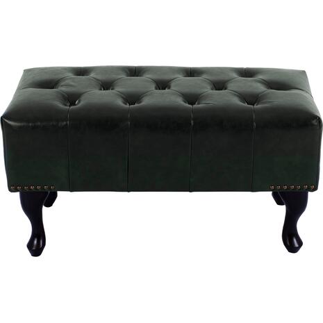 ΤΑΜΠΟΥΡΕ ΥΠΟΠΟΔΙΟ T.CHESTERFIELD EMMA HM226.08 PU ΚΥΠΑΡΙΣΣΙ-ΜΑΥΡΑ ΠΟΔΙΑ 80x45x39Yεκ.