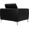 ΠΟΛΥΘΡΟΝΑ KENZIE HM3121.11 ΜΕ ΜΑΥΡΟ PU 89x81x81 εκ. (Μαύρο)