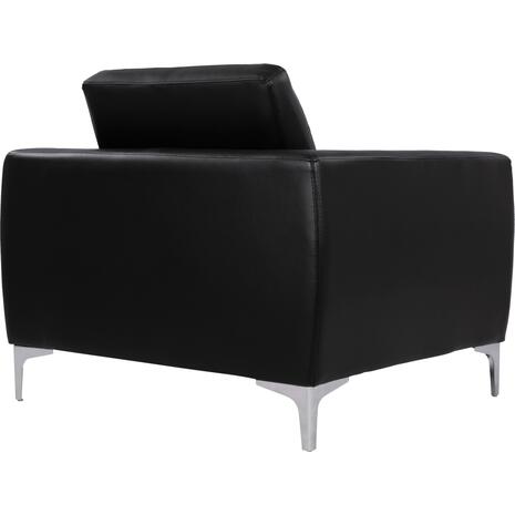 ΠΟΛΥΘΡΟΝΑ KENZIE HM3121.11 ΜΕ ΜΑΥΡΟ PU 89x81x81 εκ. (Μαύρο)