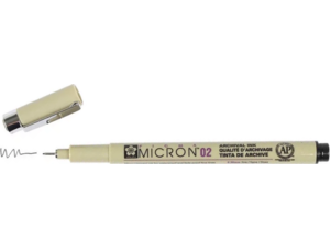 Μαρκαδόρος Σχεδίου Sakura Pigma Micron 01 (0.25mm) Μαύρο (Black)