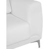 ΚΑΝΑΠΕΣ 3ΘΕΣΙΟΣ KENZIE HM3121.32 ΜΕ ΛΕΥΚΟ PU 190x81x81 εκ.