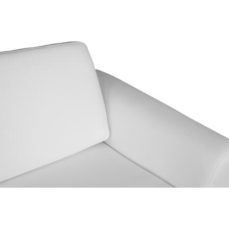 ΚΑΝΑΠΕΣ 3ΘΕΣΙΟΣ KENZIE HM3121.32 ΜΕ ΛΕΥΚΟ PU 190x81x81 εκ.