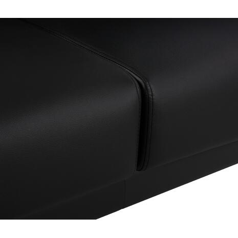 ΚΑΝΑΠΕΣ 3ΘΕΣΙΟΣ KENZIE HM3121.31 ΜΕ ΜΑΥΡΟ PU 190x81x81 εκ.