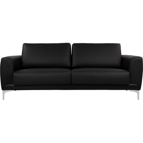 ΚΑΝΑΠΕΣ 3ΘΕΣΙΟΣ KENZIE HM3121.31 ΜΕ ΜΑΥΡΟ PU 190x81x81 εκ.