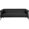 ΚΑΝΑΠΕΣ 3ΘΕΣΙΟΣ KIANA HM3122.31 ΜΕ ΜΑΥΡΟ PU 180x75x71 εκ.