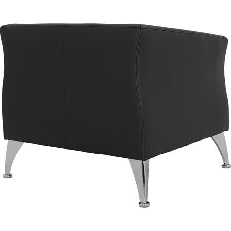 ΠΟΛΥΘΡΟΝΑ KIANA HM3122.11 ΜΕ ΜΑΥΡΟ PU 80x75x71 εκ. (Μαύρο)