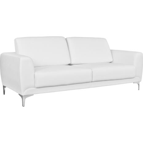 ΚΑΝΑΠΕΣ 3ΘΕΣΙΟΣ KENZIE HM3121.32 ΜΕ ΛΕΥΚΟ PU 190x81x81 εκ.