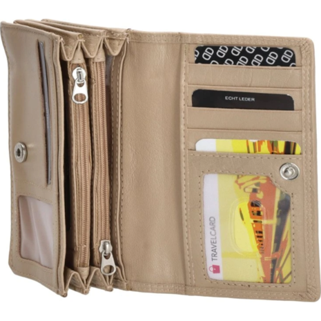 Πορτοφόλι γυναικείο Double-D FH-Serie Portemonnee με RFID ανοιχτό ταμπά