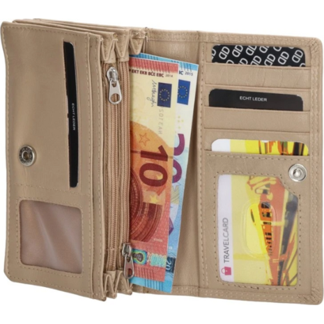 Πορτοφόλι γυναικείο Double-D FH-Serie Portemonnee με RFID ανοιχτό ταμπά