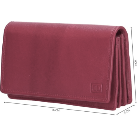Πορτοφόλι γυναικείο Double D FH- serie Portemonnee RFID Dugros fuchsia
