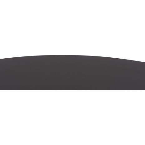 ΤΡΑΠΕΖΙ ΣΤΡΟΓΓΥΛΟ BROLIN HM18141.02 MDF TOP-ΒΑΣΗ ΜΕΤΑΛΛΙΚΗ--ΜΑΥΡΟ Φ90x73Υεκ