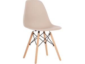 ΚΑΡΕΚΛΑ TWIST HM8460.25 ΜΕ ΞΥΛΙΝΑ ΠΟΔΙΑ ΚΑΙ ΚΑΘΙΣΜΑ PP-ΚΑΠΟΥΤΣΙΝΟ 46x50x82Υεκ. (σετ 4 τεμαχίων) (Διάφορα χρώματα)