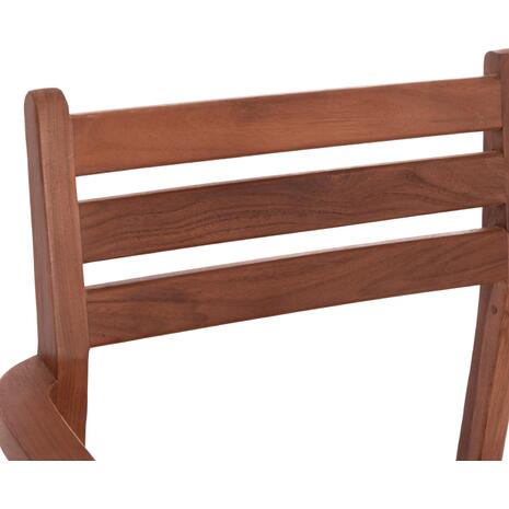 ΠΟΛΥΘΡΟΝΑ KEMPO HM6358 ΞΥΛΟ TEAK ΣΕ ΦΥΣΙΚΟ--58x58,5x88Υεκ.