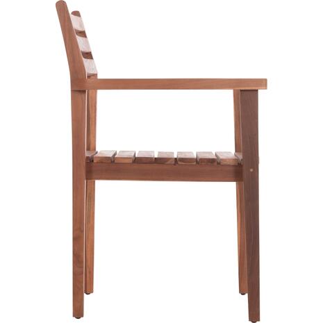 ΠΟΛΥΘΡΟΝΑ KEMPO HM6358 ΞΥΛΟ TEAK ΣΕ ΦΥΣΙΚΟ--58x58,5x88Υεκ.