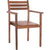 ΠΟΛΥΘΡΟΝΑ KEMPO HM6358 ΞΥΛΟ TEAK ΣΕ ΦΥΣΙΚΟ--58x58,5x88Υεκ.