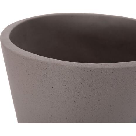ΔΙΑΚΟΣΜΗΤΙΚΟ ΒΑΖΟ ΔΑΠΕΔΟΥ NEBULA HM4661.03 FIBER CEMENT ΓΚΡΙ--ΞΥΛΟ ΤΕΑΚ Φ60x115Υεκ.
