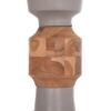 ΔΙΑΚΟΣΜΗΤΙΚΟ ΒΑΖΟ ΔΑΠΕΔΟΥ NEBULA HM4661.03 FIBER CEMENT ΓΚΡΙ--ΞΥΛΟ ΤΕΑΚ Φ60x115Υεκ.