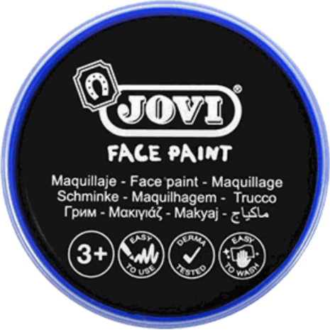 Χρώμα προσώπου JOVI Face Paint 8ml Μαύρο (Μαύρο)