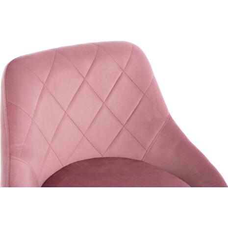ΣΚΑΜΠΟ ΜΠΑΡ ROSE HM204.42 ΜΕ ΑΜΟΡΤΙΣΕΡ ΧΡΩΜΙΟΥ & ΣΑΠΙΟ ΜΗΛΟ ΒΕΛΟΥΔΟ 48x45x105Υεκ. (σετ 2 τεμαχίων)